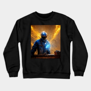 welding man Crewneck Sweatshirt